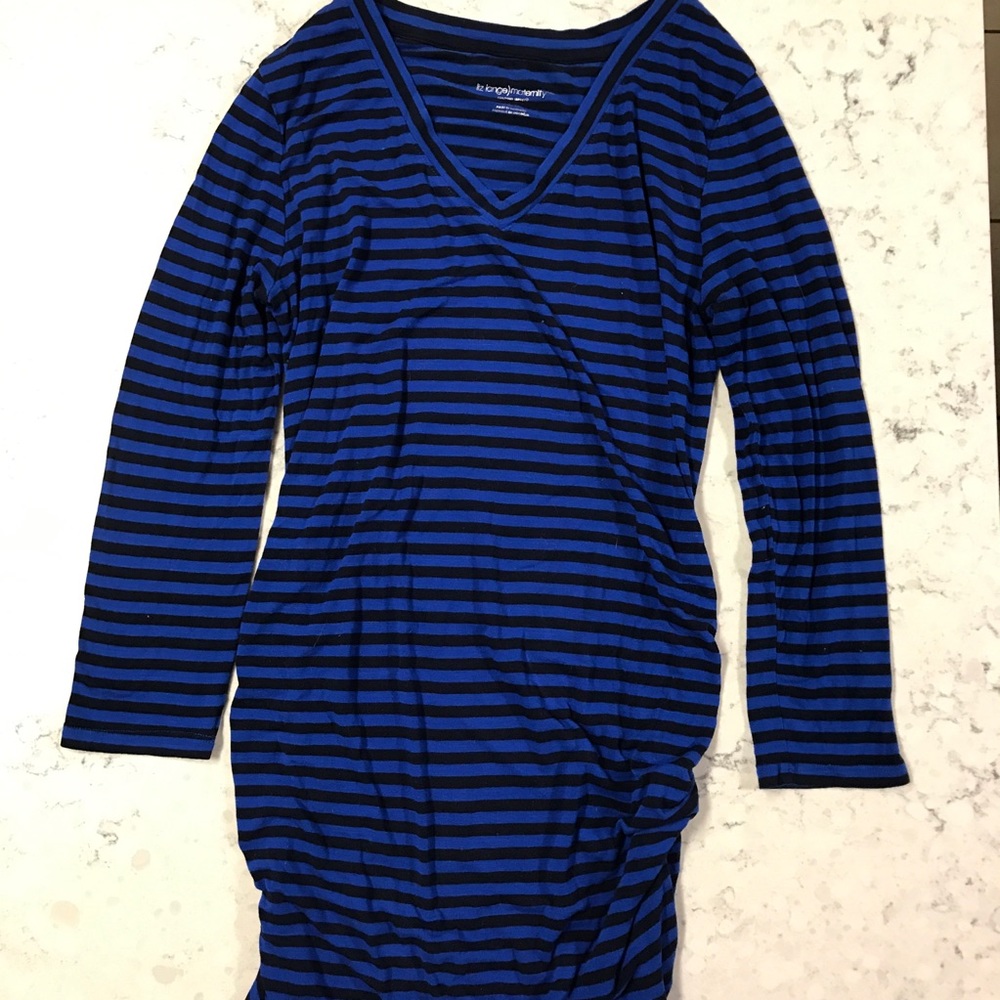 Liz Lange Ruched Maternity Top